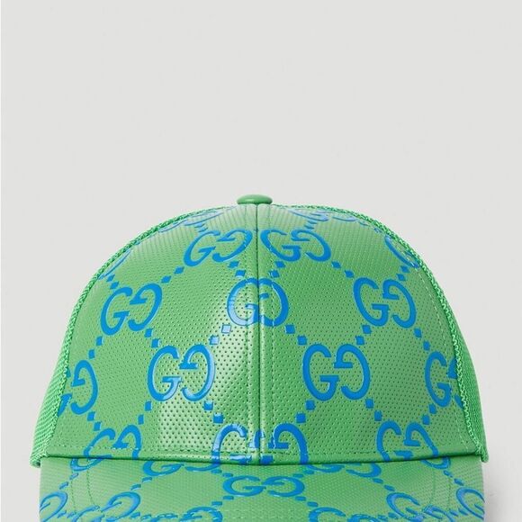 Brand new with box Gucci - GG Embossed Baseball Cap in Green size xl  60 cm main image 8